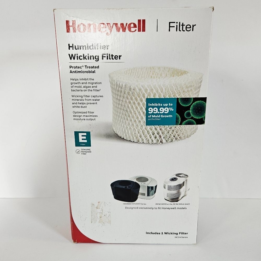 NIB Honeywell HC-14 Replacement Humidifier Wicking Antimicrobial Filter E In Box